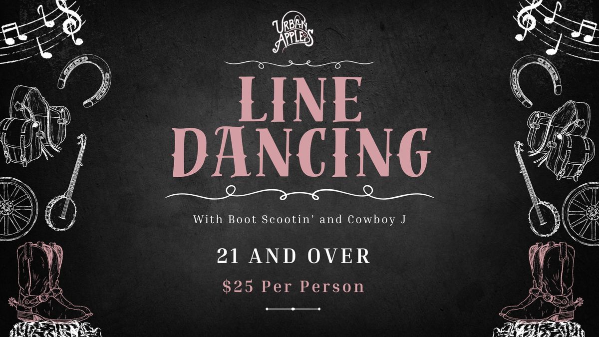 Line Dancing at Urban Apples- February