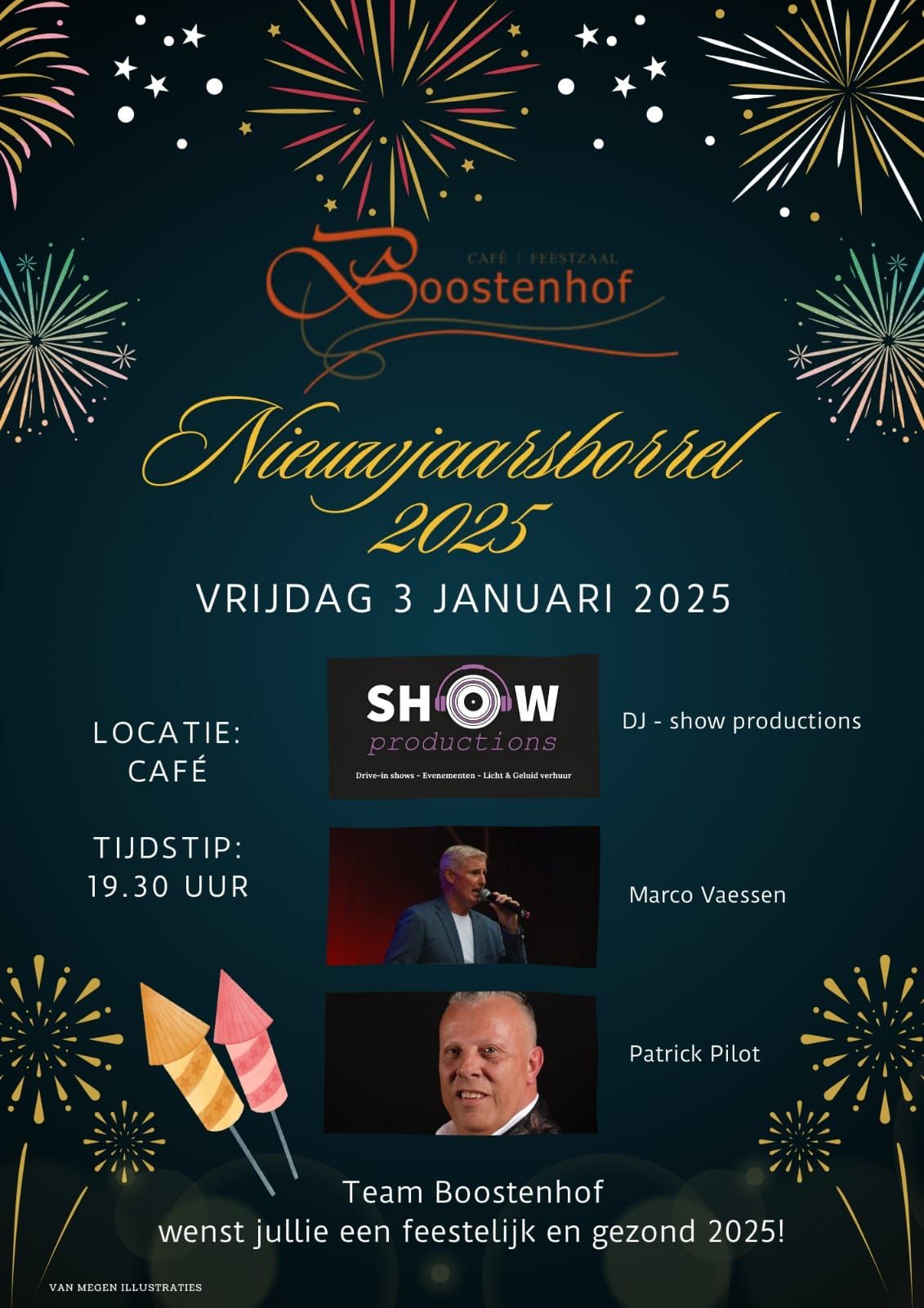 NIEUWJAARSBORREL 3 JANUARI