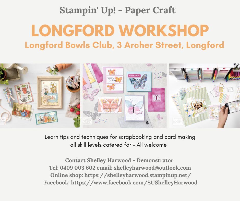 2025 February Longford Paper Craft Workshop