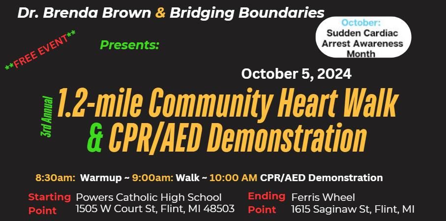 3rd Annual 1.2-Mile Community Heart Walk & CPR\/AED Demonstration