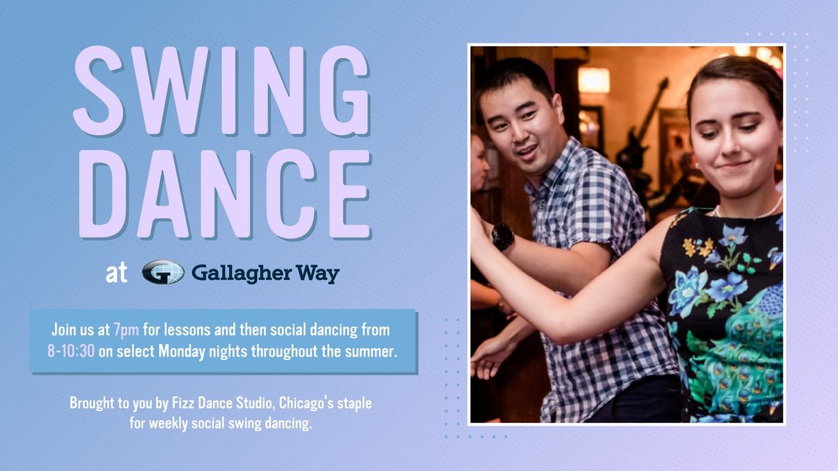 Swing Dancing at Gallagher Way with Fizz Swing Dancing