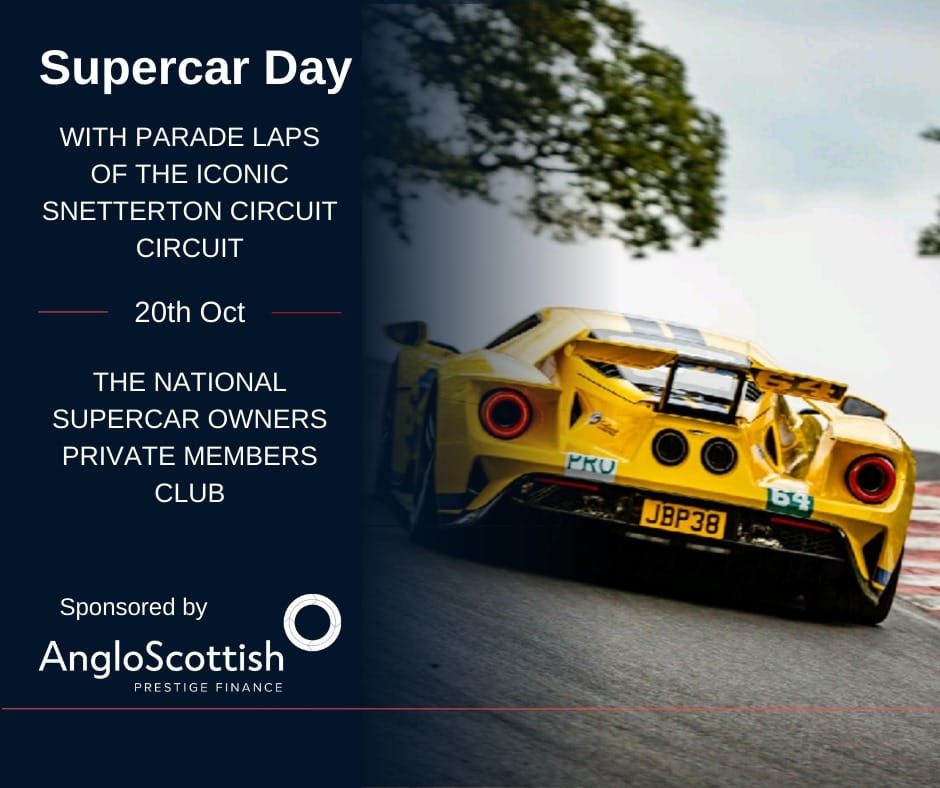 Supercar Display Day with Parade Laps of Snetterton Circuit 