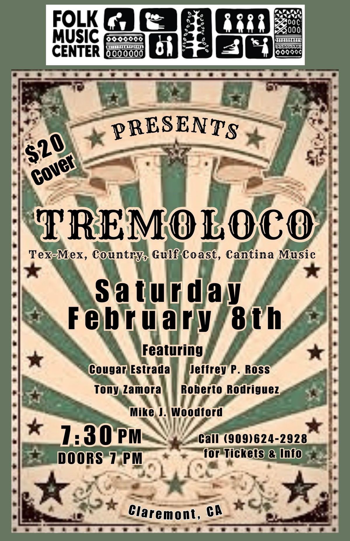 Tremoloco @ The Folk Music Center 