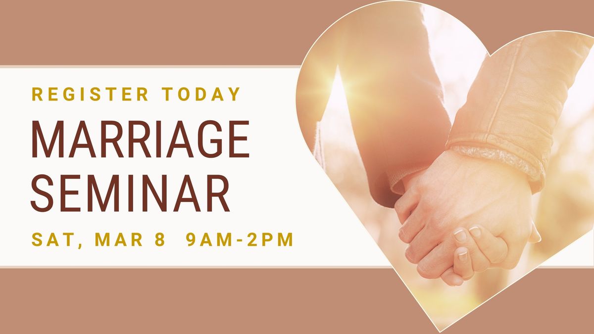 2025 Marriage Weekend - Marriage Seminar