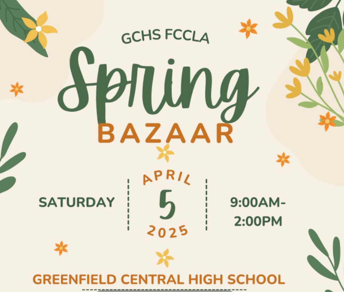 Spring Bazaar Hosted by GCHS FCCLA students