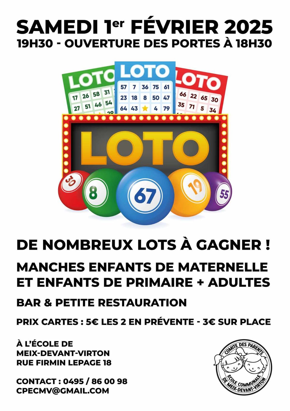 Loto de l'\u00e9cole de Meix Devant Virton