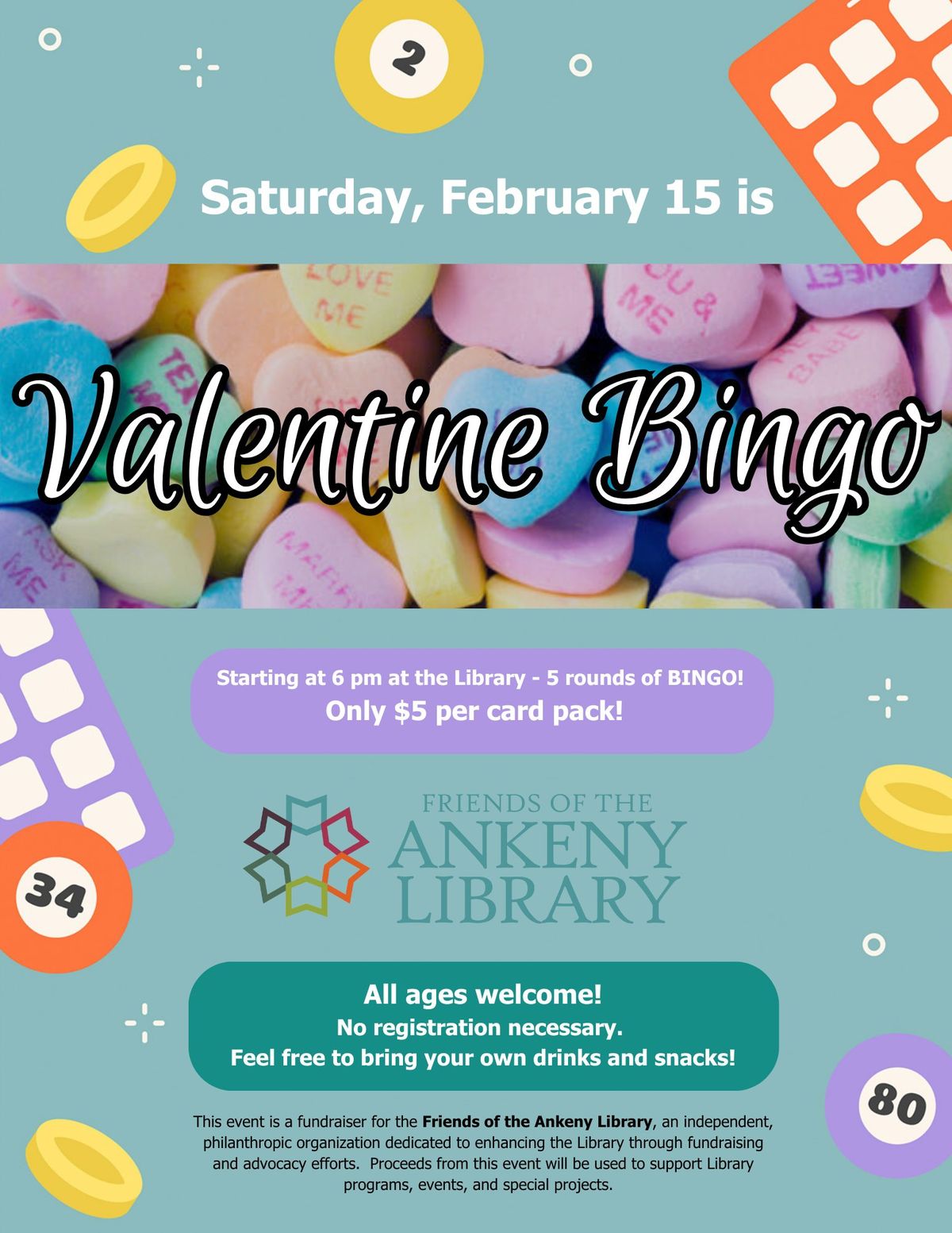 Valentine Bingo Fundraiser