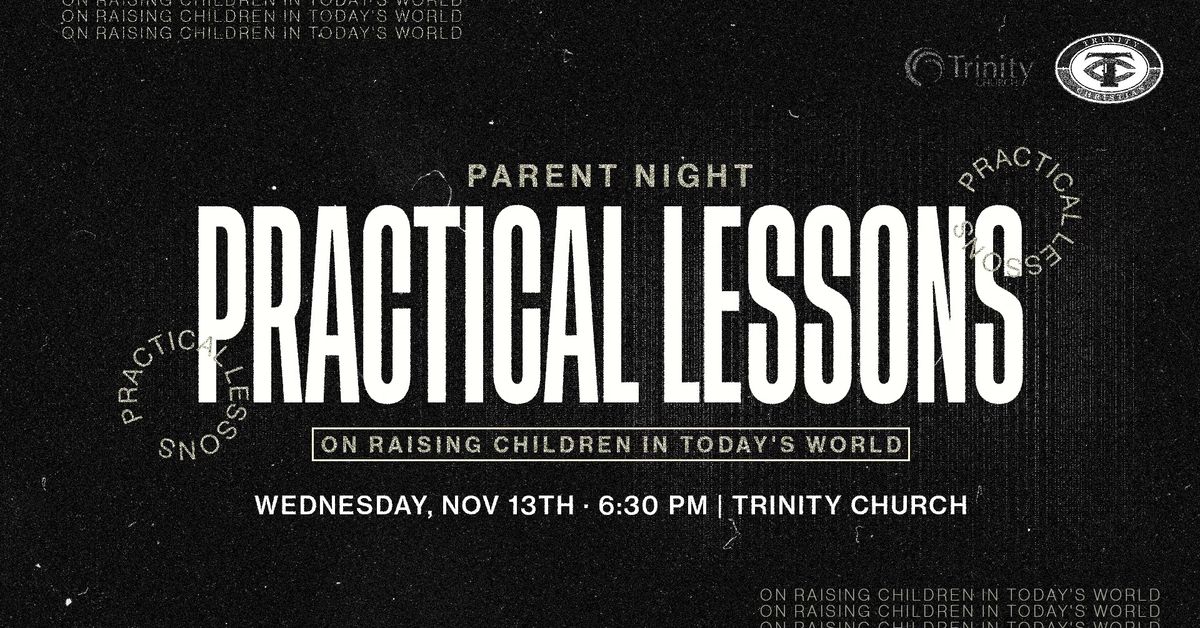 Parent Night w\/ Pastor Carl