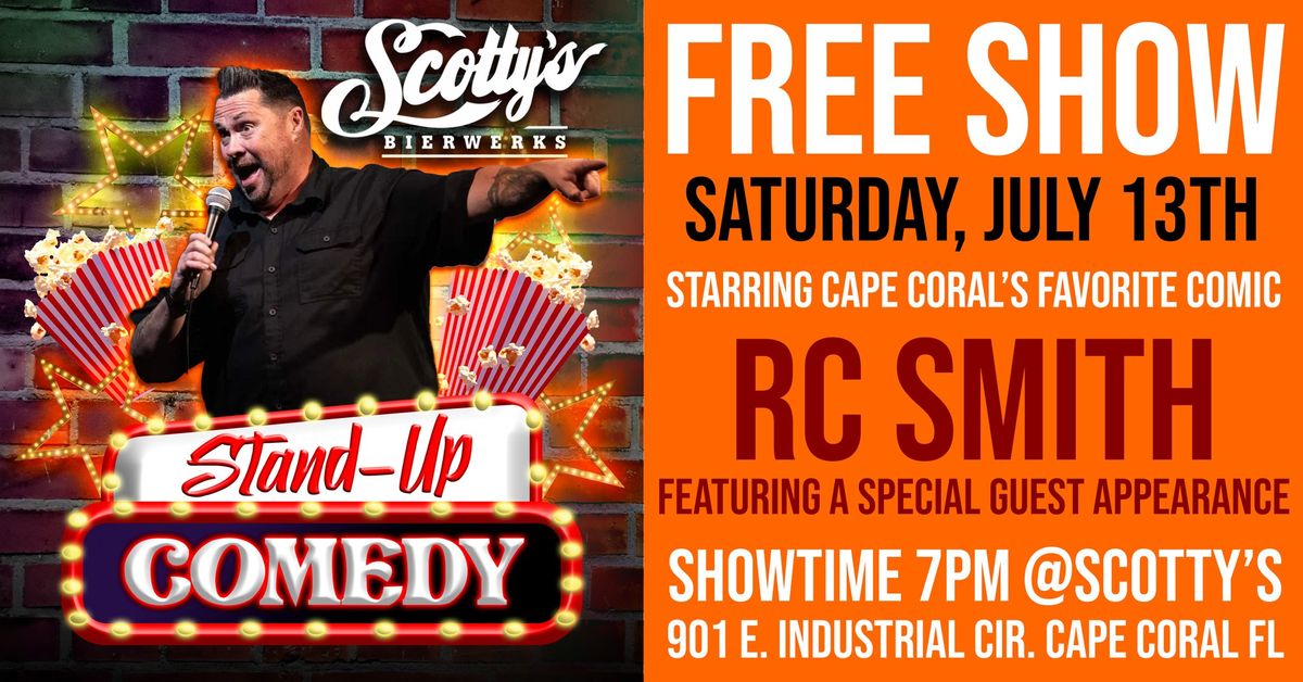 FREE STAND UP COMEDY SHOW at Scotty's Bierwerks! 7\/13 @7pm