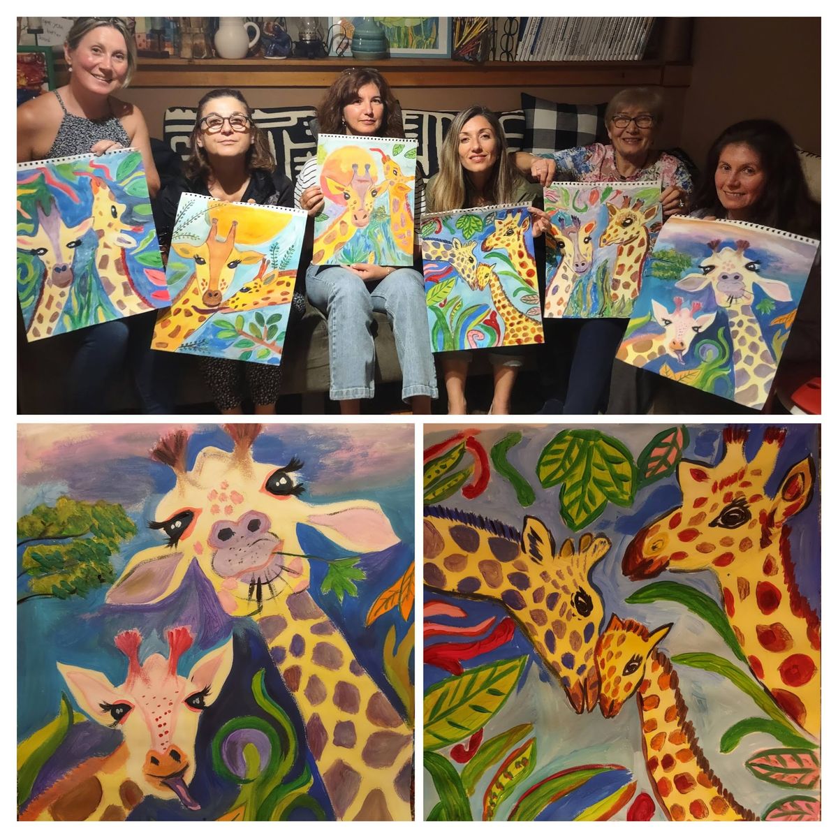 Art and Wine Paint Night - Have You Seen a Giraffe?