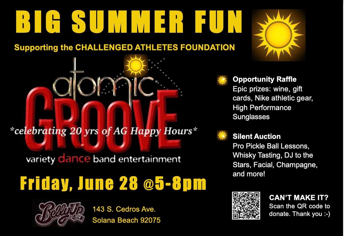 Atomic Groove's "Big Summer Fun" Dance Party Happy Hour, Supporting CAF