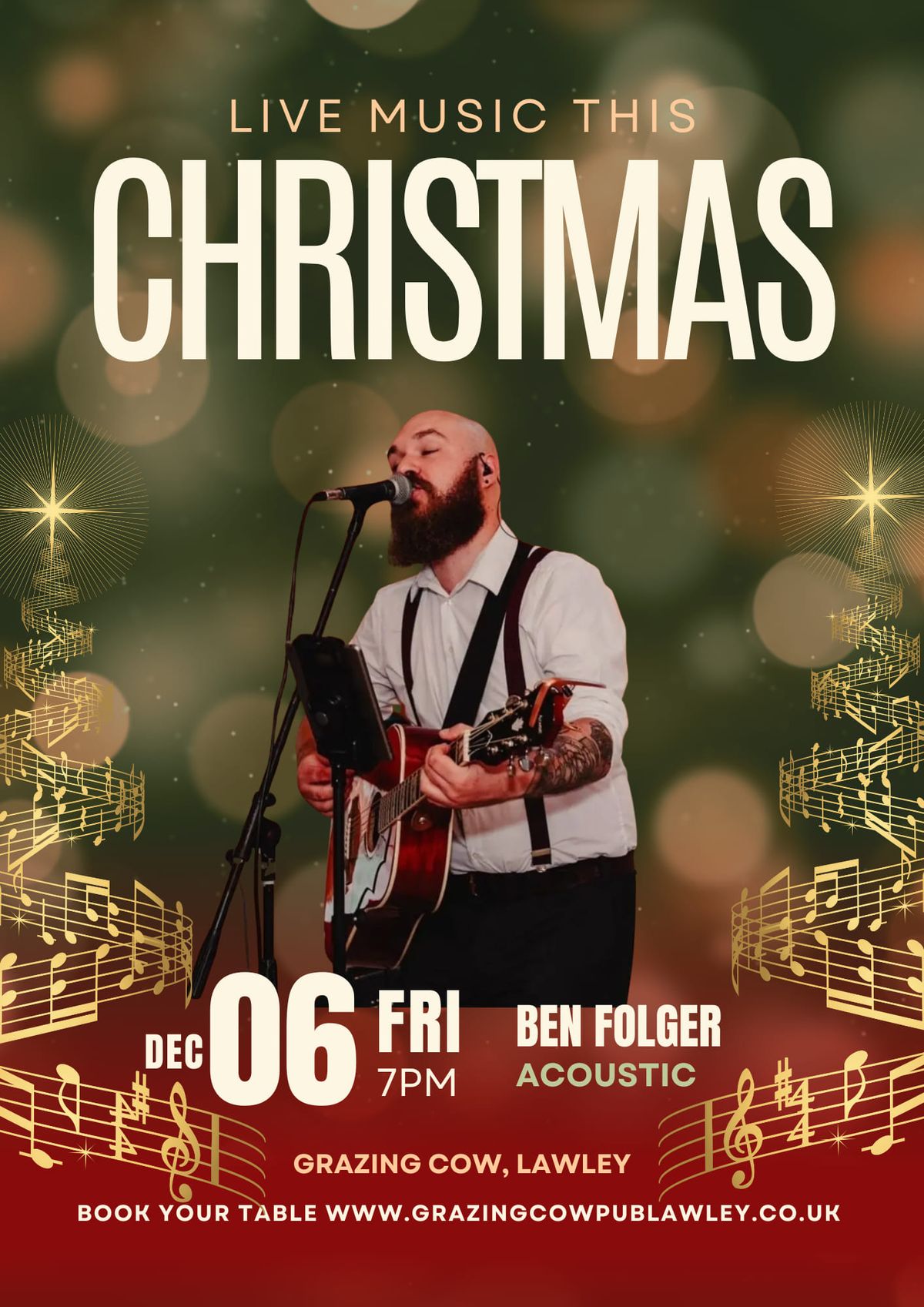 Ben Folger Acoustic Live Music Night