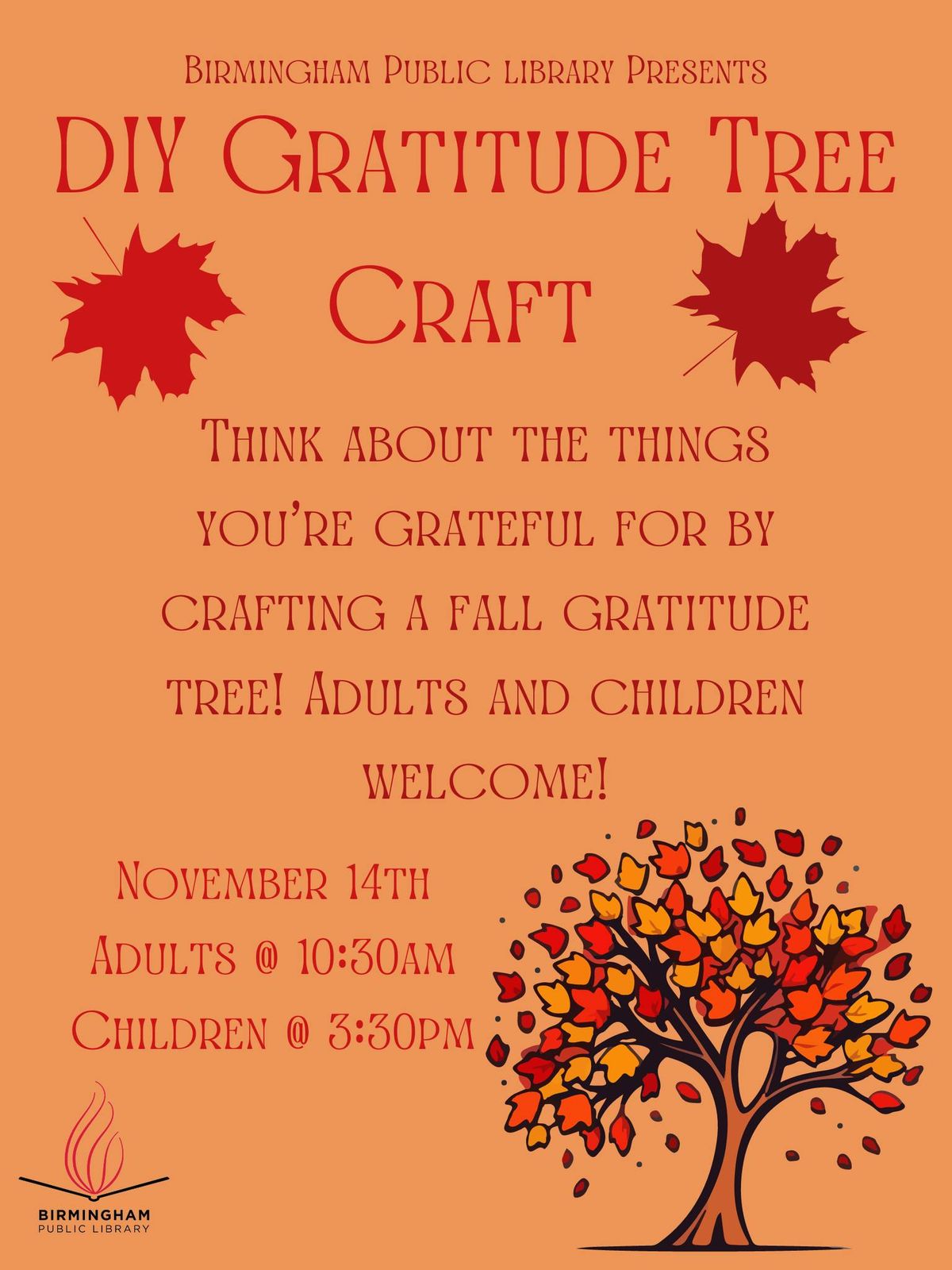 DIY Thanksgiving Gratitude Tree Craft