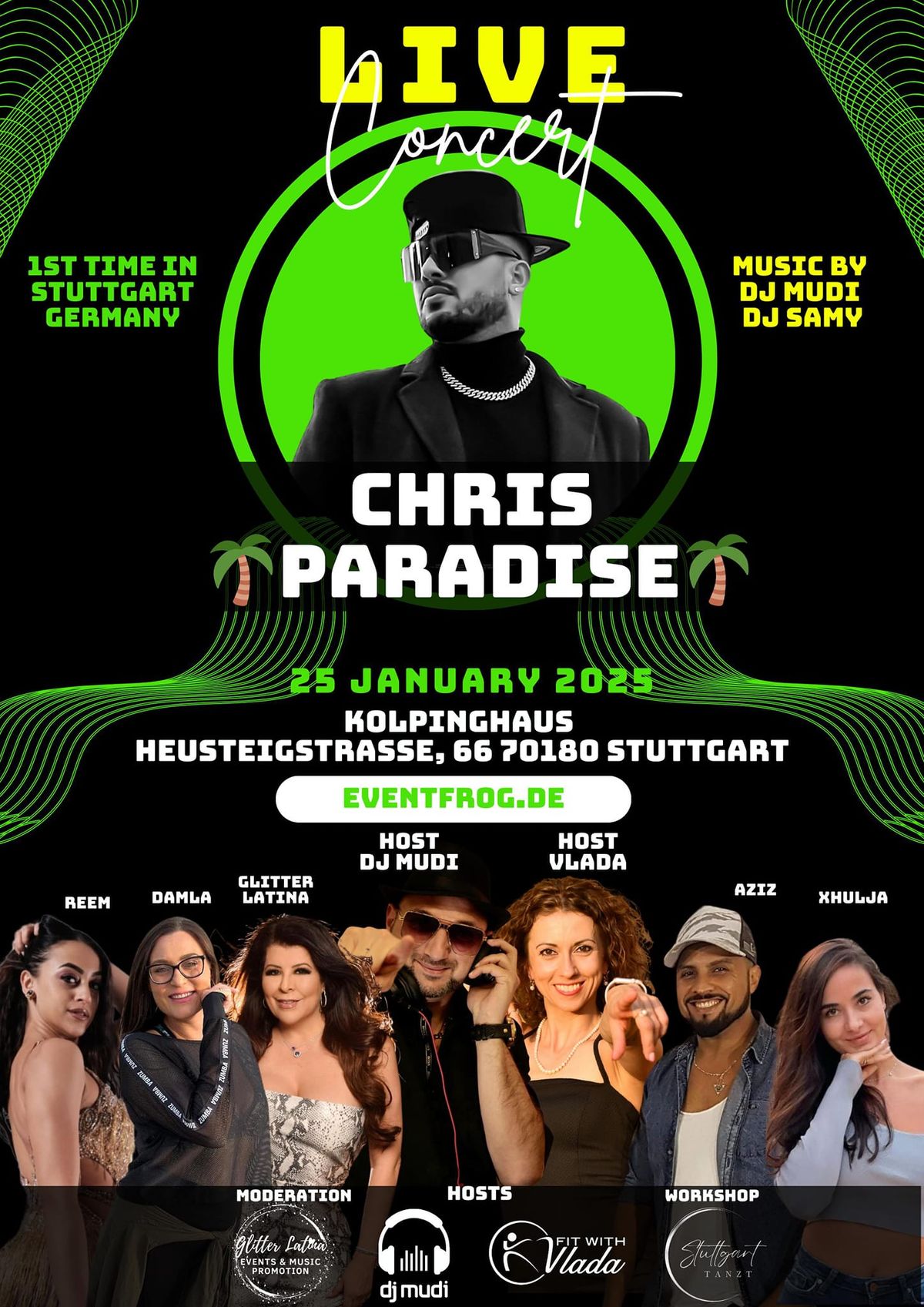 Chris Paradise Bachata Live Konzert in Stuttgart