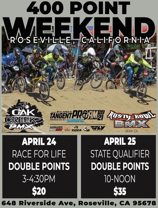 400 Point Weekend 648 Riverside Ave Roseville Ca 4356 United States 24 April To 25 April