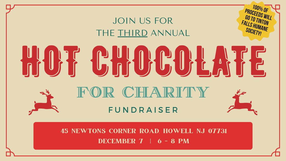 Ariya's Third Annual Hot Chocolate for Charity!