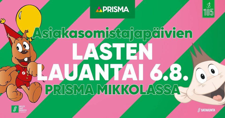 Asiakasomistajapäivien lasten lauantai, Prisma Mikkola Pori, 6 August 2022