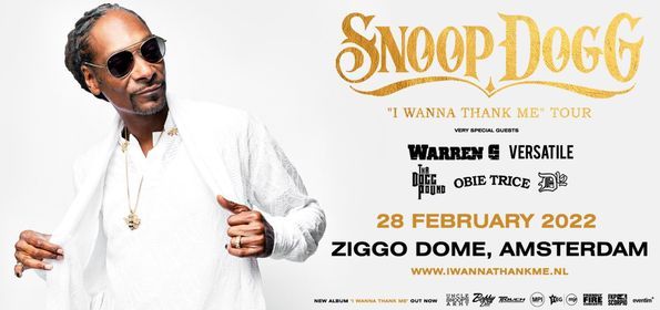 Snoop Dogg 'I Wanna Thank Me' Tour - Ziggo Dome 2022
