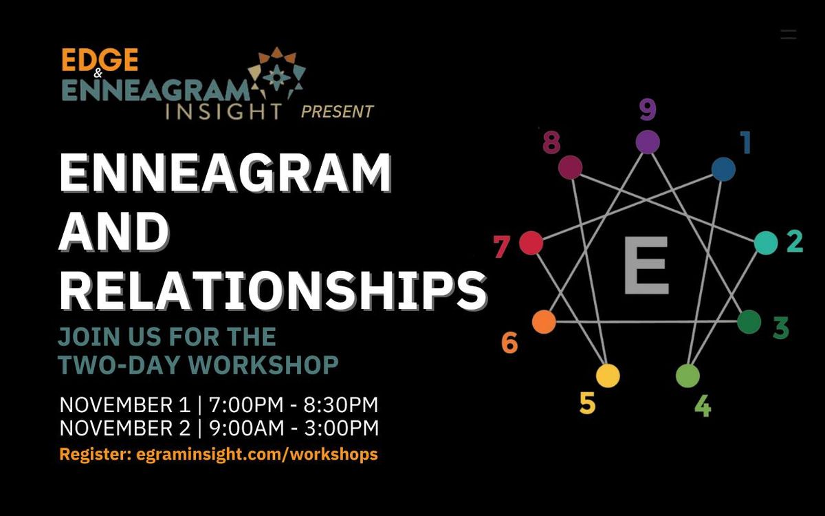 Enneagram and Relationships- Wisdom for Home, Work, and Everywhere In-Between