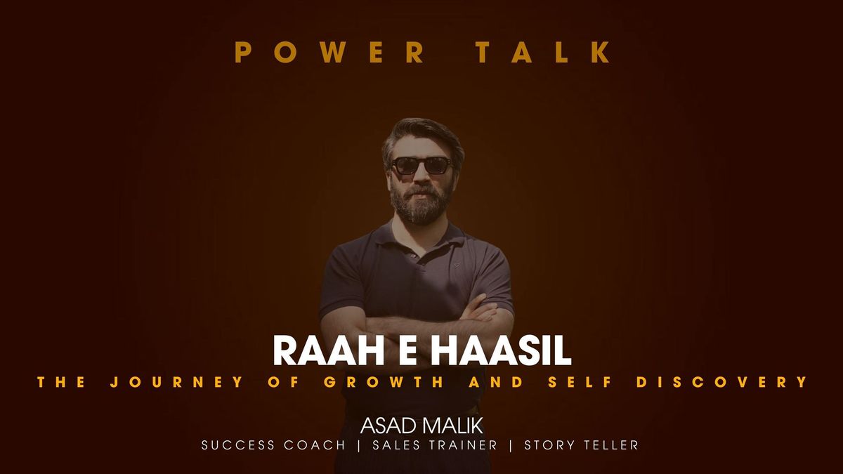 Raah e Haasil (Power Talk & Networking Iftar)