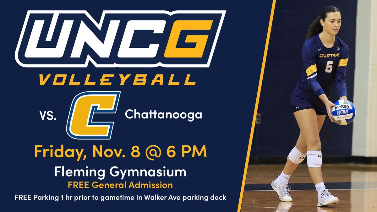 UNCG Spartans Women's Volleyball Vs University of Chattanooga Mockingbirds  