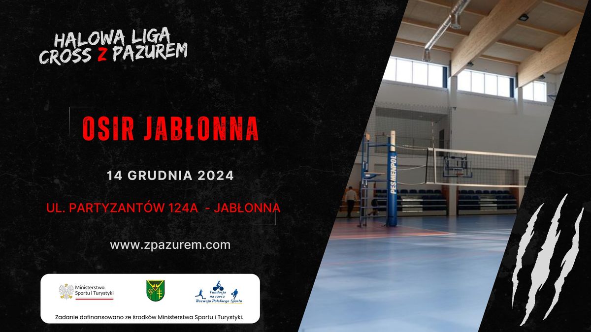 Halowa Liga Cross Z PAZUREM - Jab\u0142onna