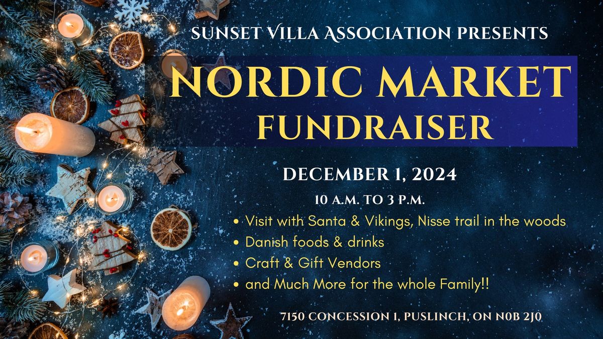 Sunset Villa Nordic Market Fundraiser