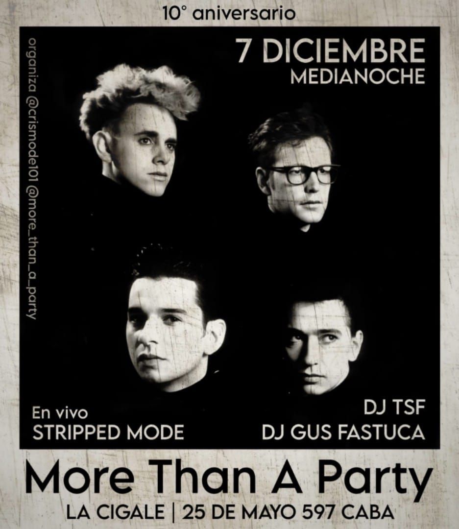 Depeche Mode "More Than A Party" 27