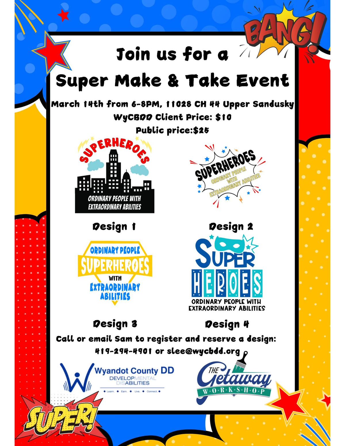 A "Super" Fun Make & Take Event