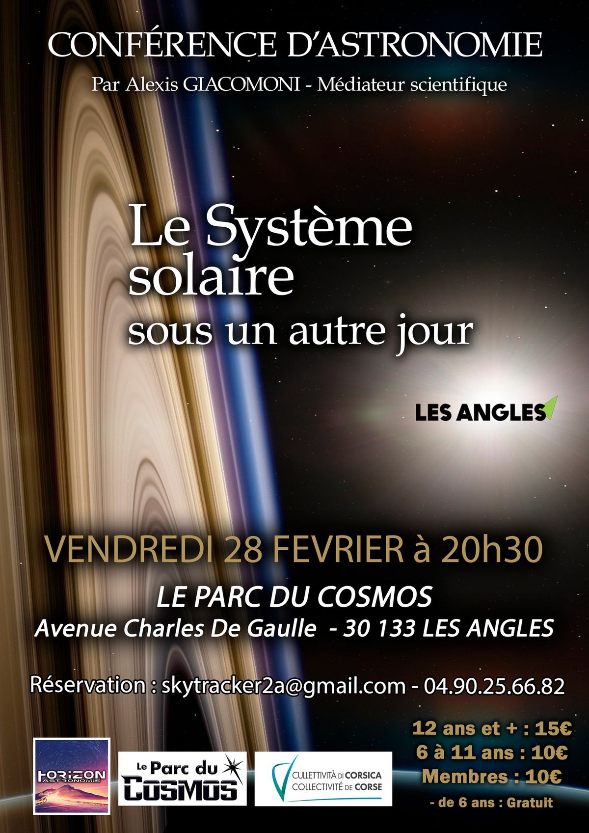 Conf\u00e9rence - LE SYST\u00c8ME SOLAIRE SOUS UN AUTRE JOUR