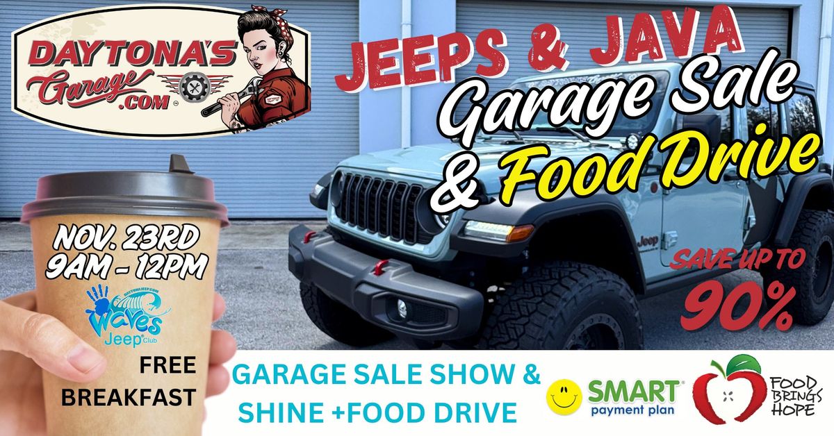 Jeeps & Java Garage Sale