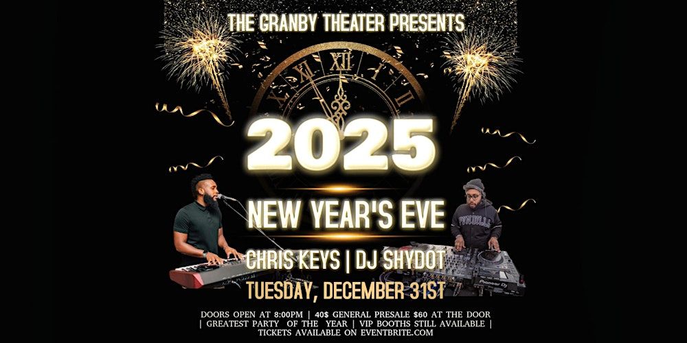 The Granby Theater Annual New Year's Party 2024