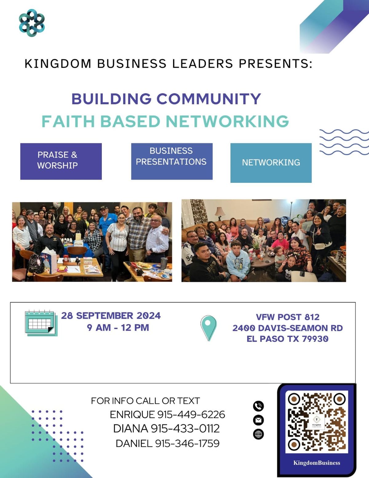 Building Community - faith-based networking 