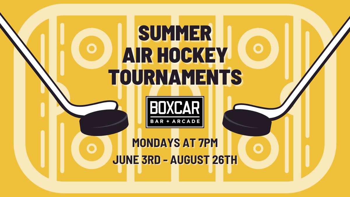 Summer Air Hockey Tournaments