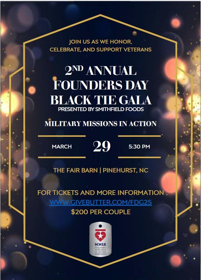 2nd Annual Founders Day Black Tie Gala