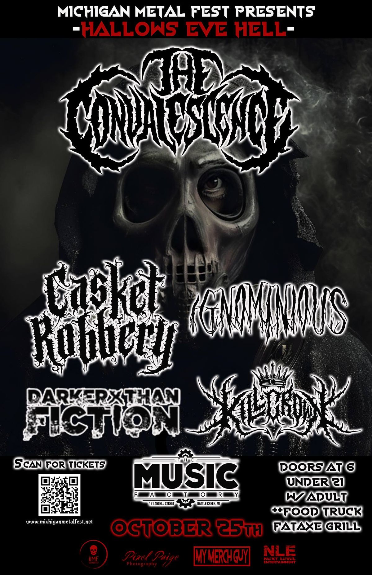 HALLOWS EVE HELL w\/ The Convalescence - Casket Robbery and MORE