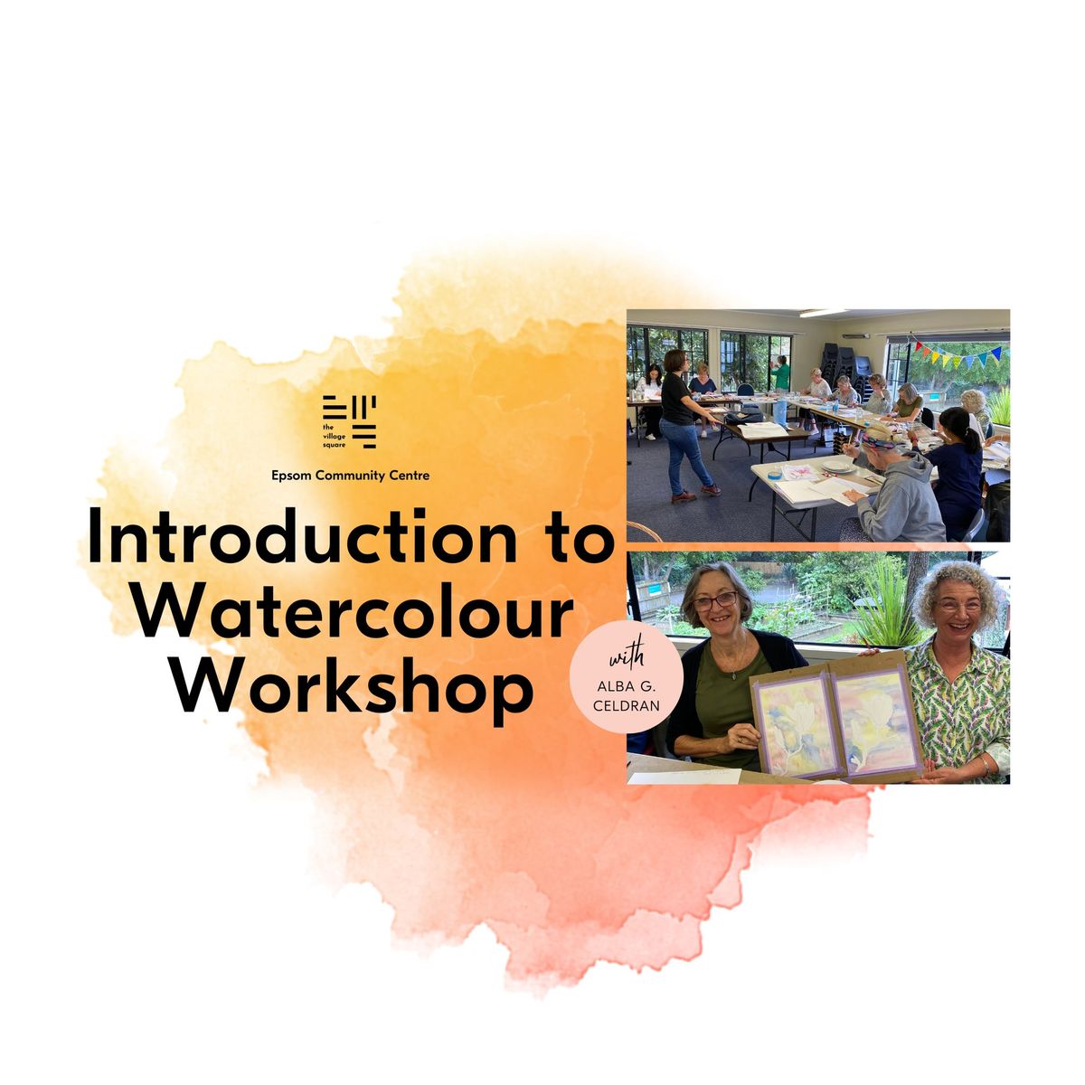 Introduction to Watercolour Workshop with Alba G Celdran
