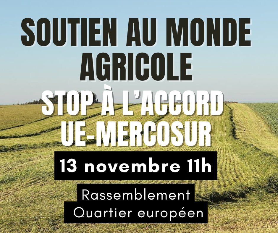 Non \u00e0 l'accord UE-Mercosur