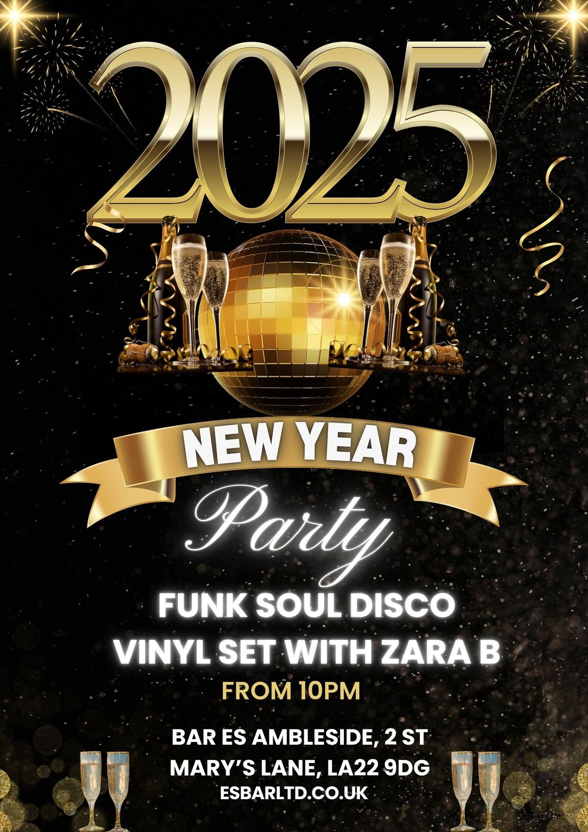 NYE Party Funk Soul Disco Vinyl Set w\/Zara B 