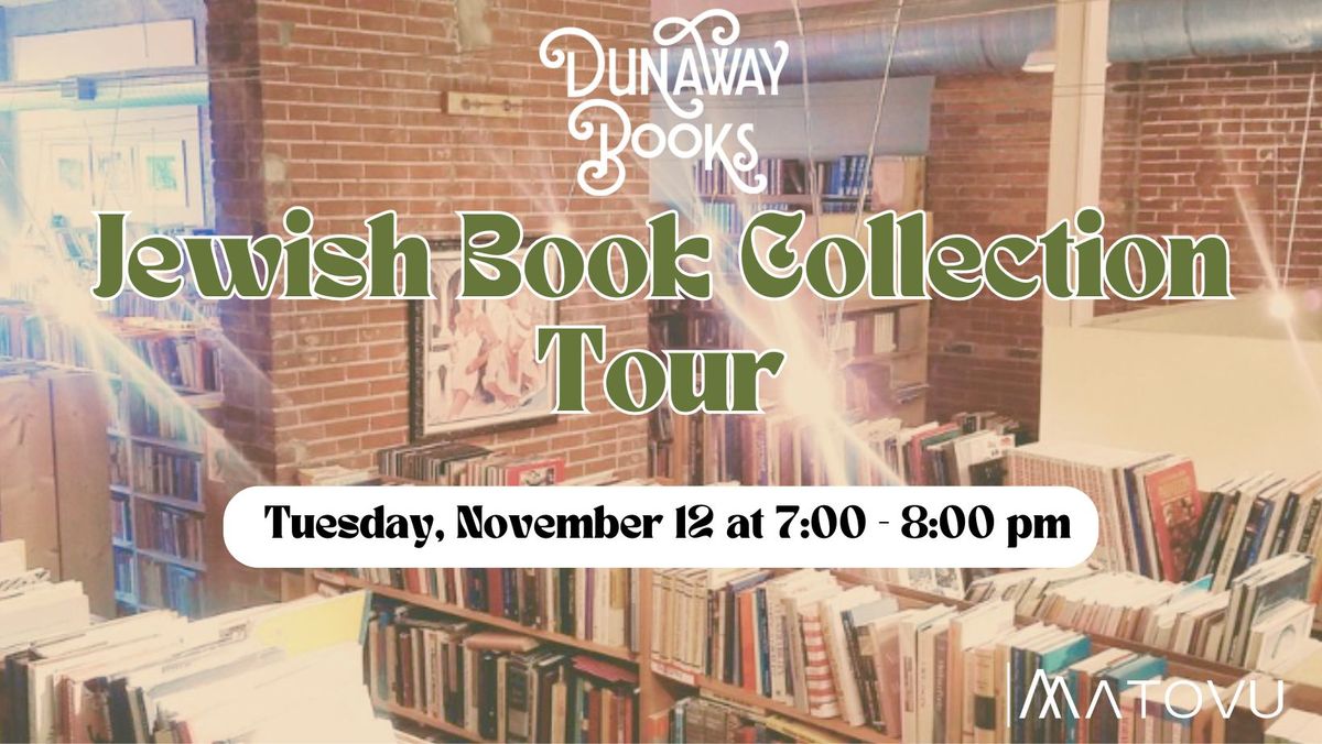 Jewish Book Collection Tour