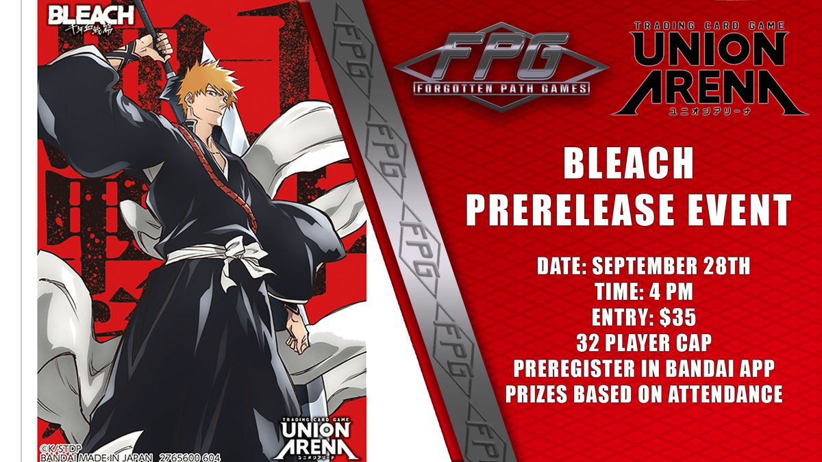 Union Arena Bleach Prerelease Event