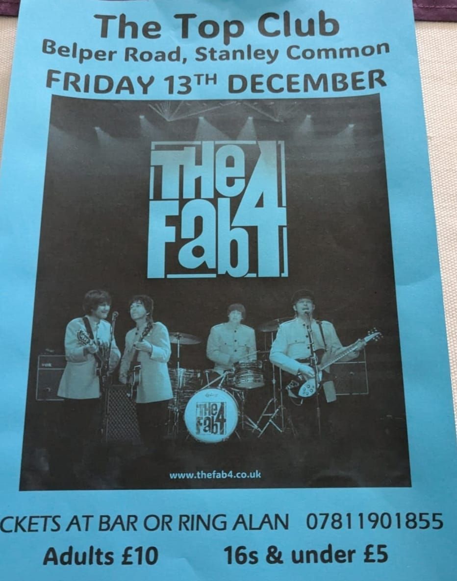 *** ticketed event *** Fab 4 - Beetles tribute band - playing live