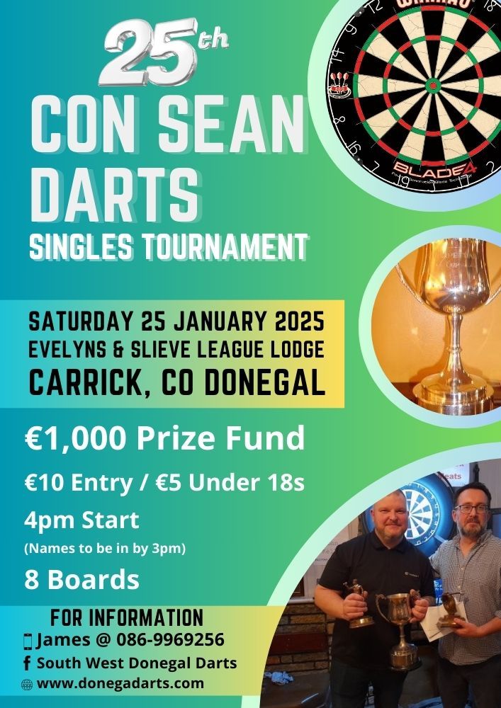 2025 Con Sean Darts Singles Tournament 