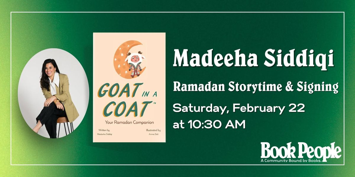 BookPeople Presents: Ramadan Storytime with Madeeha Siddiqi