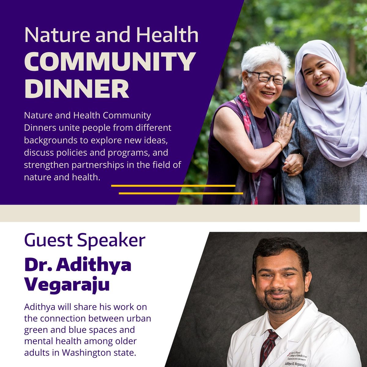 Nature and Health Community Dinner