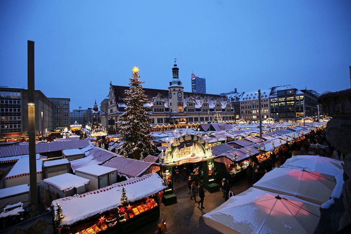  Leipziger Weihnachtsmarkt - zwischen Lebkuchen und Lichterglanz