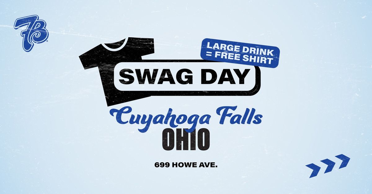 FREE SHIRTS | SWAG DAY | CUYAHOGA FALLS, OH!!