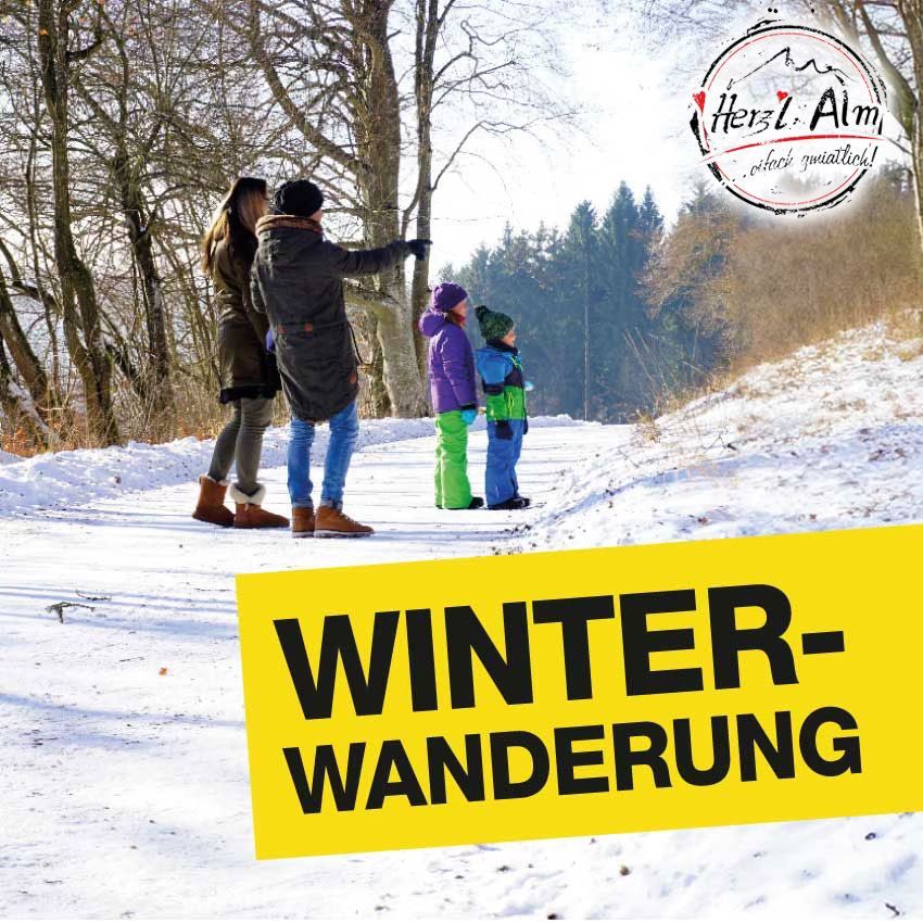 GEF\u00dcHRTE WINTERWANDERUNG