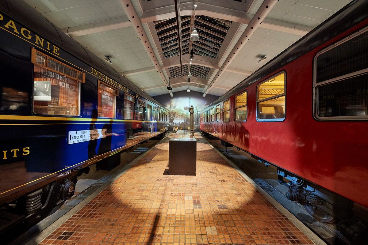 Chat in Danish visits The Danish Railway Museum