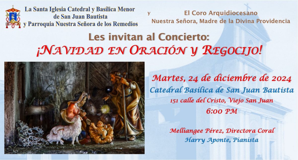 CONCIERTO: \u00a1Navidad: en oraci\u00f3n y regocijo!